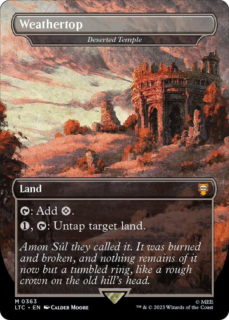 Weathertop - Deserted Temple [The Lord of the Rings: Tales of Middle-Earth Commander] | Chromatic Games
