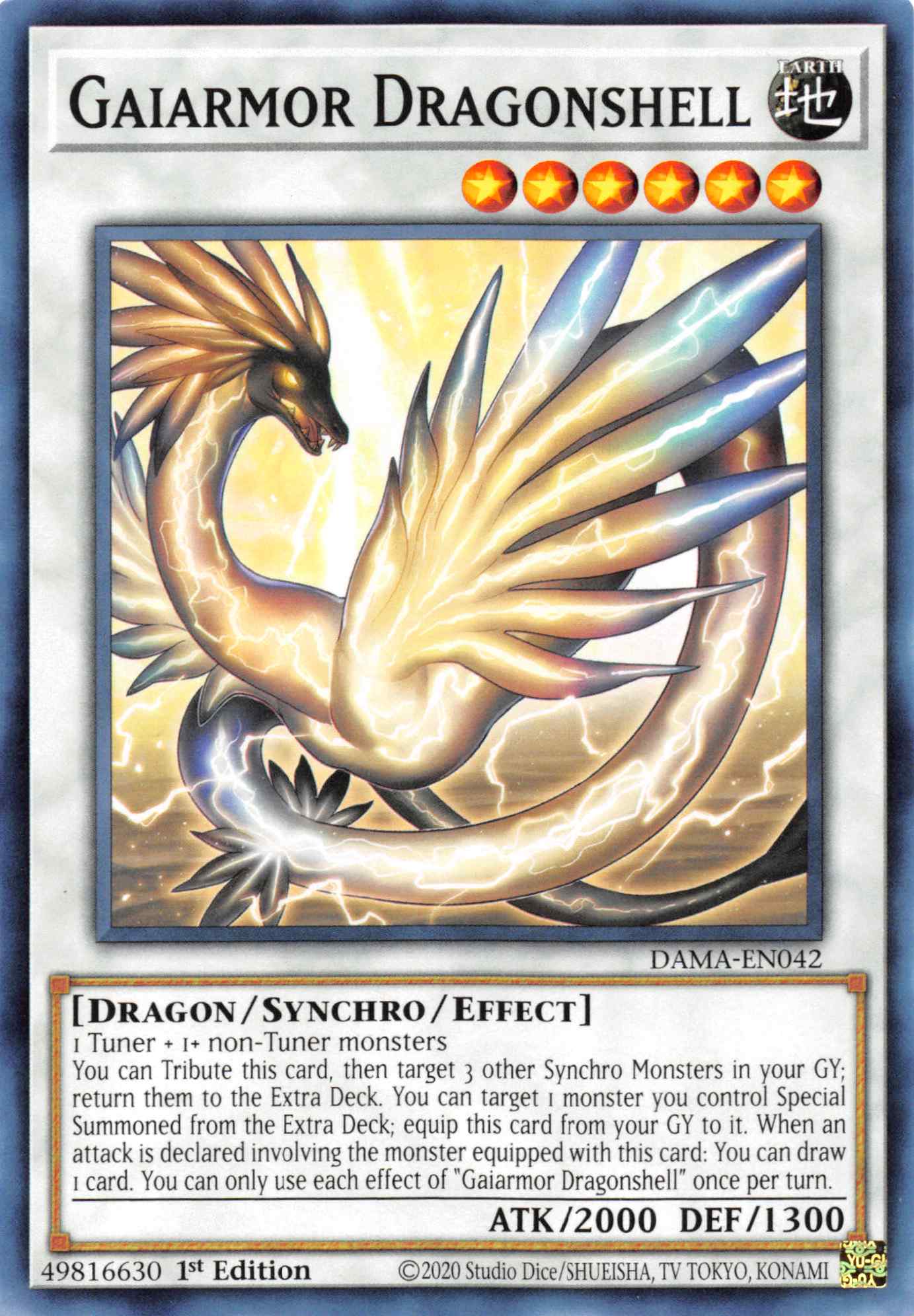 Gaiarmor Dragonshell [DAMA-EN042] Common | Chromatic Games