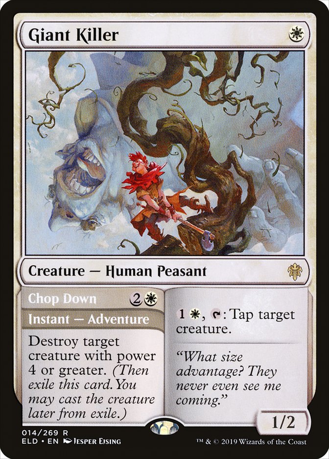 Giant Killer // Chop Down 14/269 (Throne of Eldraine)  | Chromatic Games