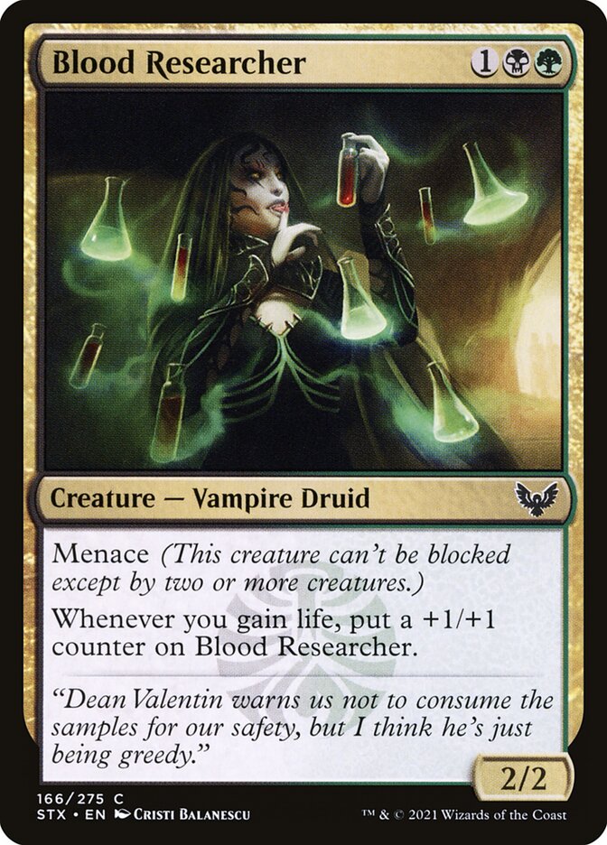 Blood Researcher 166 (Strixhaven: School of Mages)  | Chromatic Games