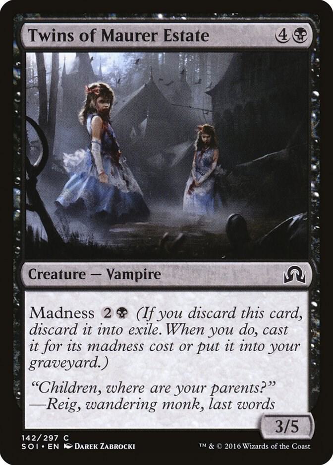 Twins of Maurer Estate 142/297 (Shadows over Innistrad)  | Chromatic Games