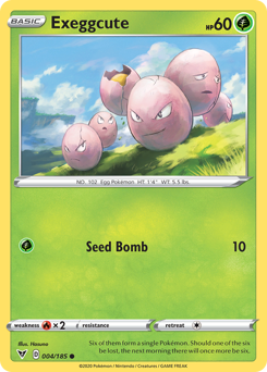 Exeggcute (004/185) [Sword & Shield: Vivid Voltage] | Chromatic Games