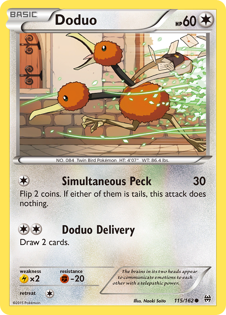 Doduo (115/162) [XY: BREAKthrough] | Chromatic Games