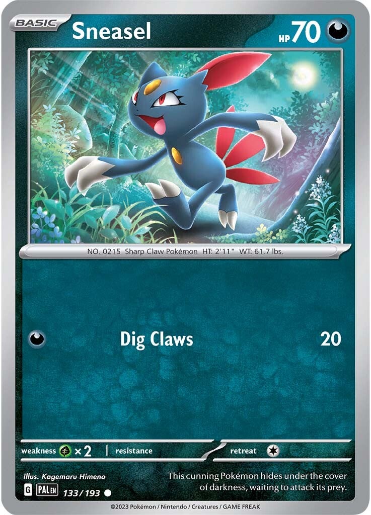 Sneasel (133/193) [Scarlet & Violet: Paldea Evolved] | Chromatic Games