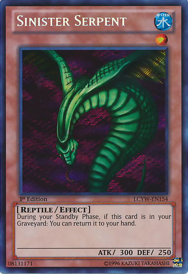 Sinister Serpent [LCYW-EN154] Secret Rare | Chromatic Games