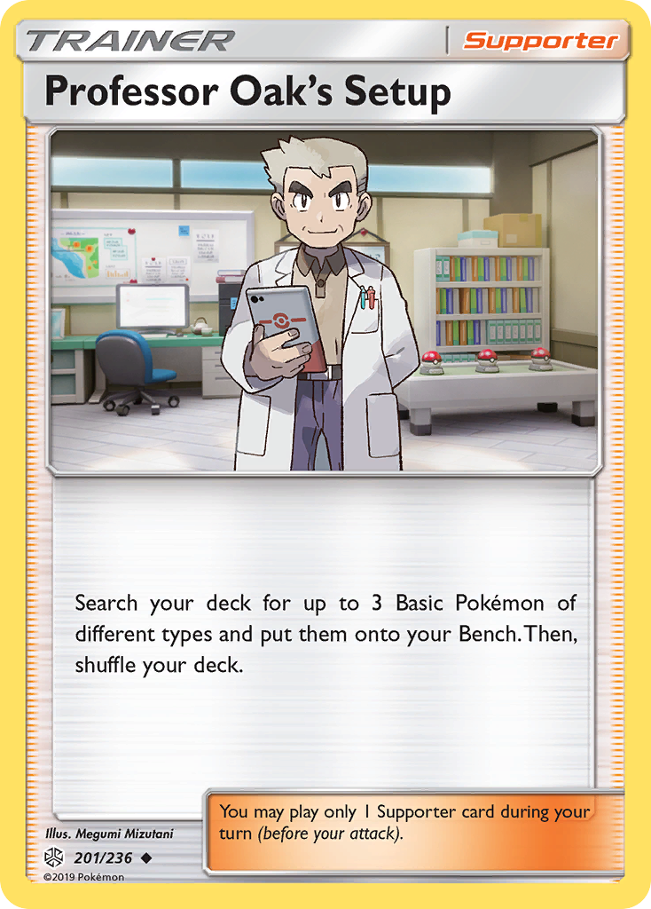 Professor Oak's Setup (201/236) [Sun & Moon: Cosmic Eclipse] | Chromatic Games