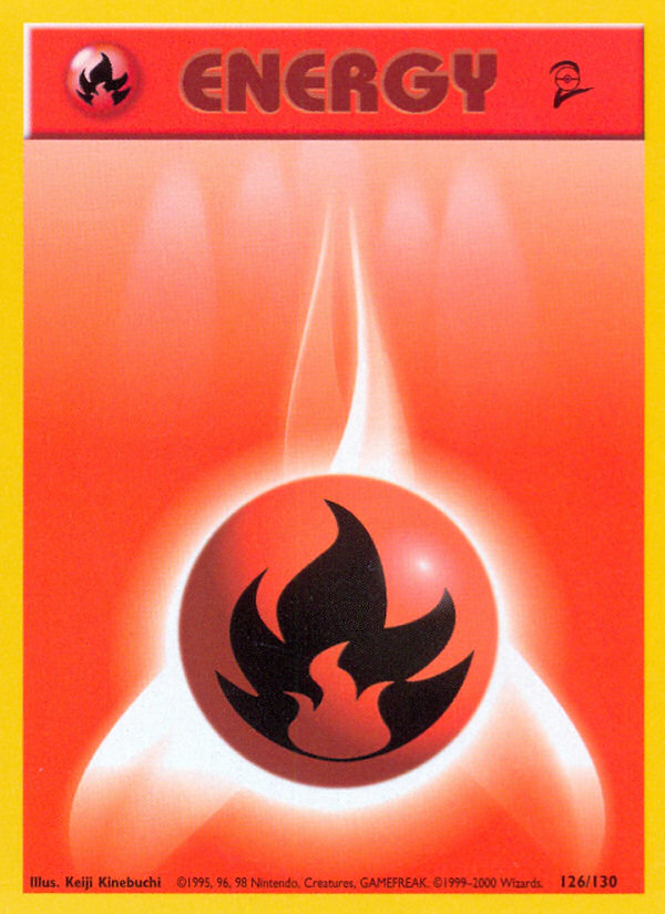 Fire Energy (126/130) [Base Set 2] | Chromatic Games