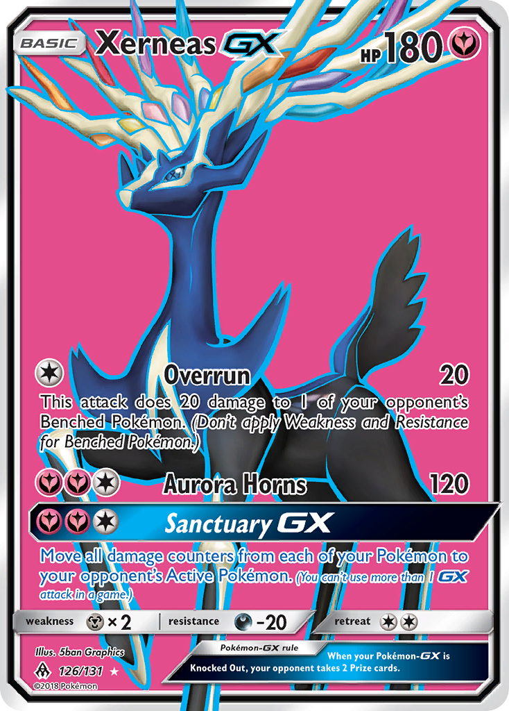 Xerneas GX (126/131) [Sun & Moon: Forbidden Light] | Chromatic Games