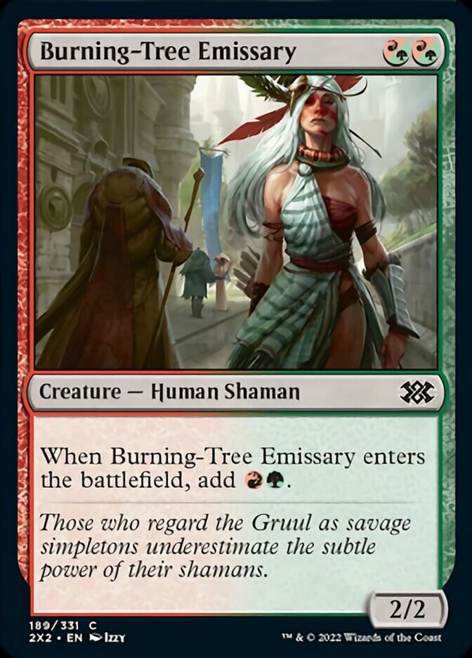 Burning-Tree Emissary [Double Masters 2022] | Chromatic Games