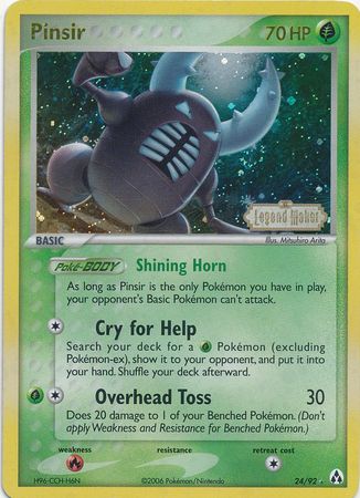 Pinsir (24/92) (Stamped) [EX: Legend Maker] | Chromatic Games