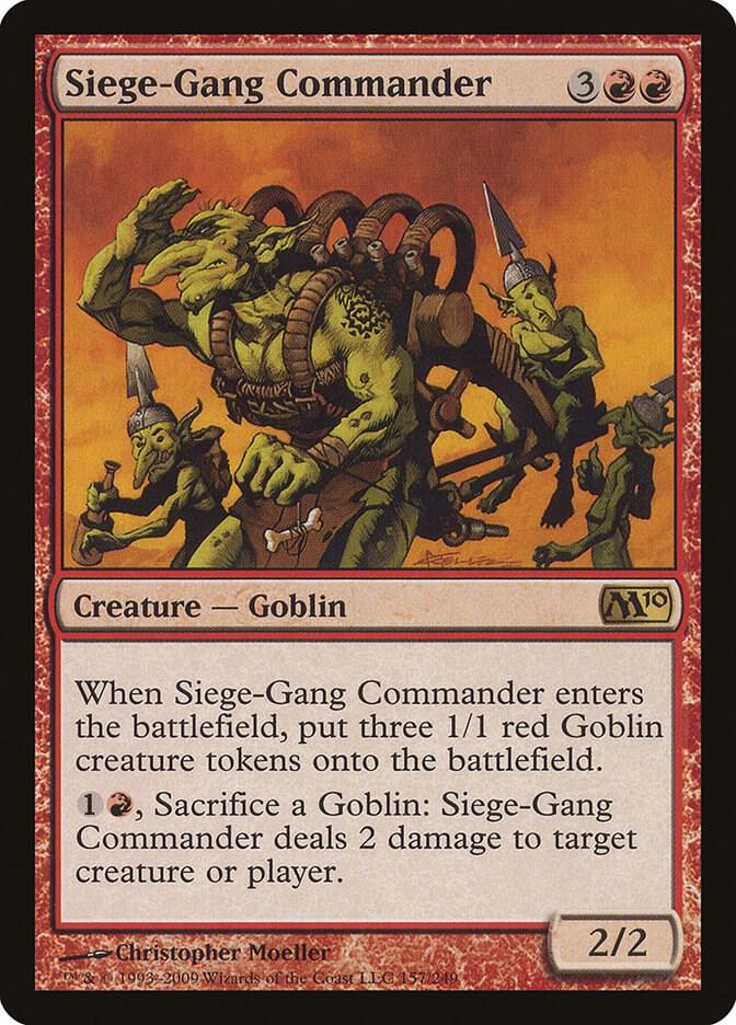 Siege-Gang Commander 157/249 (Magic 2010 (M10))  | Chromatic Games