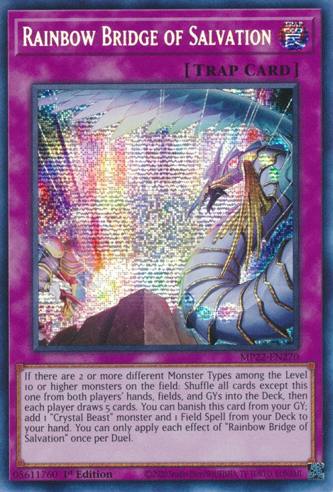 Rainbow Bridge of Salvation [MP22-EN270] Prismatic Secret Rare | Chromatic Games