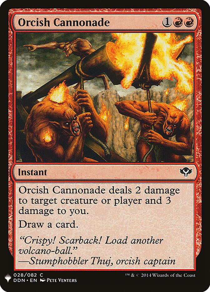 Orcish Cannonade [Mystery Booster] | Chromatic Games