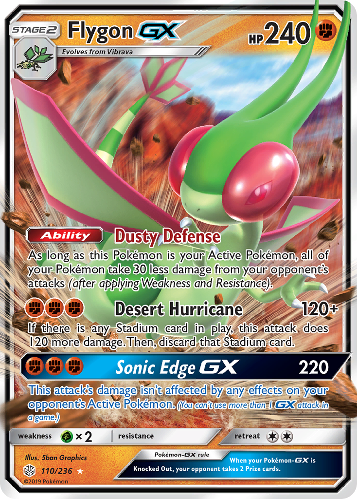 Flygon GX (110/236) [Sun & Moon: Cosmic Eclipse] | Chromatic Games