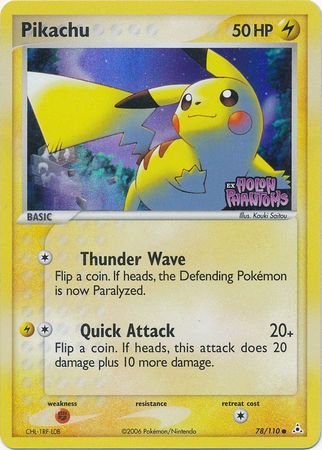 Pikachu (78/110) (Stamped) [EX: Holon Phantoms] | Chromatic Games