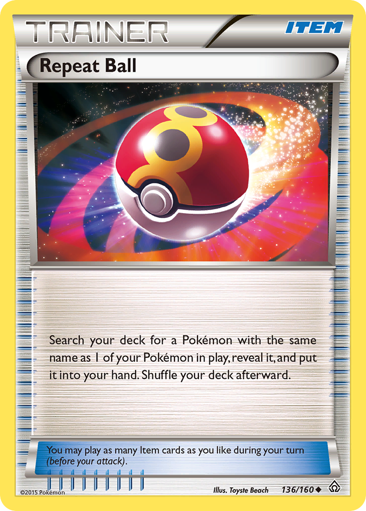 Repeat Ball (136/160) [XY: Primal Clash] | Chromatic Games