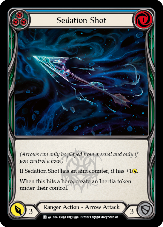 Sedation Shot (Blue) [AZL024] (Outsiders Azalea Blitz Deck) | Chromatic Games