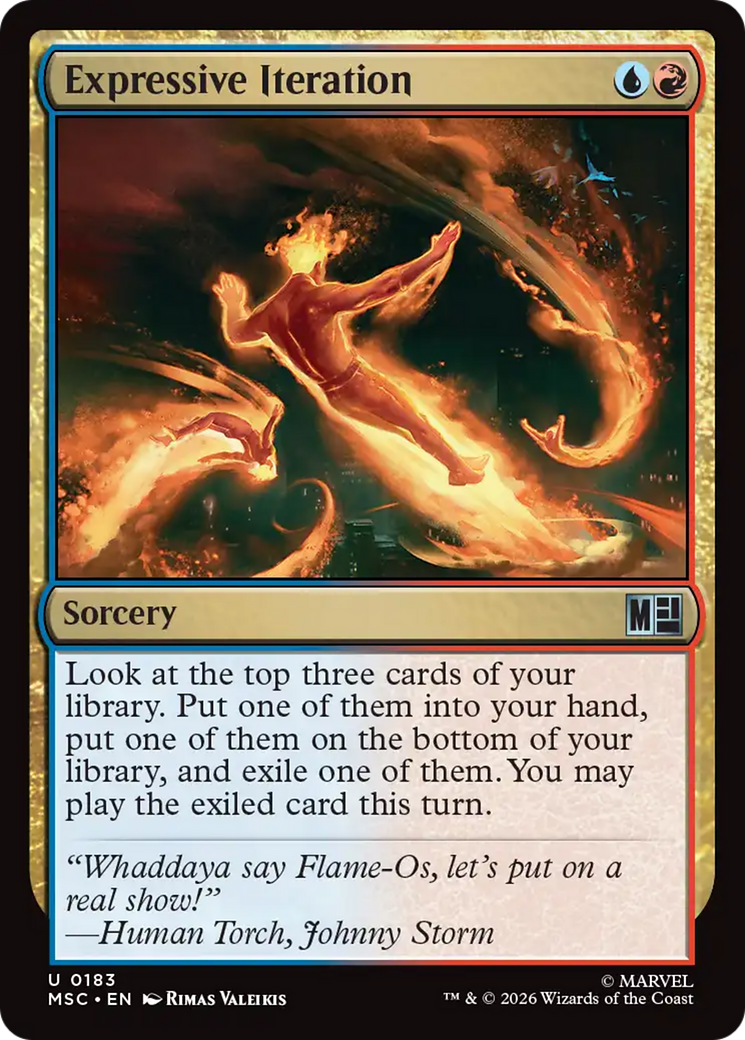 Expressive Iteration (Surge Foil) [Marvel Super Heroes Commander] | Chromatic Games