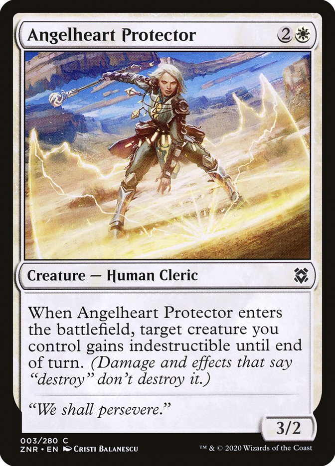 Angelheart Protector 3/280 (Zendikar Rising)  - Foil | Chromatic Games