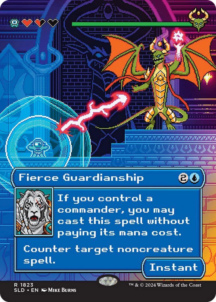 Fierce Guardianship (Rainbow Foil) [Secret Lair Drop Series] | Chromatic Games