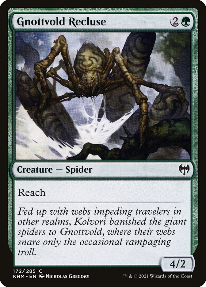 Gnottvold Recluse 172/285 (Kaldheim)  - Foil | Chromatic Games