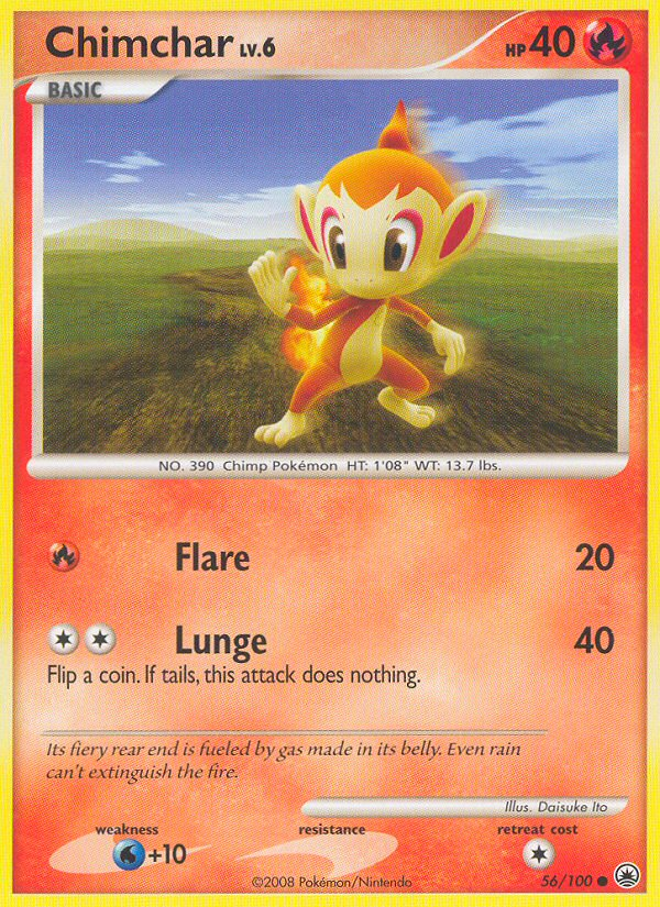 Chimchar (56/100) [Diamond & Pearl: Majestic Dawn] | Chromatic Games