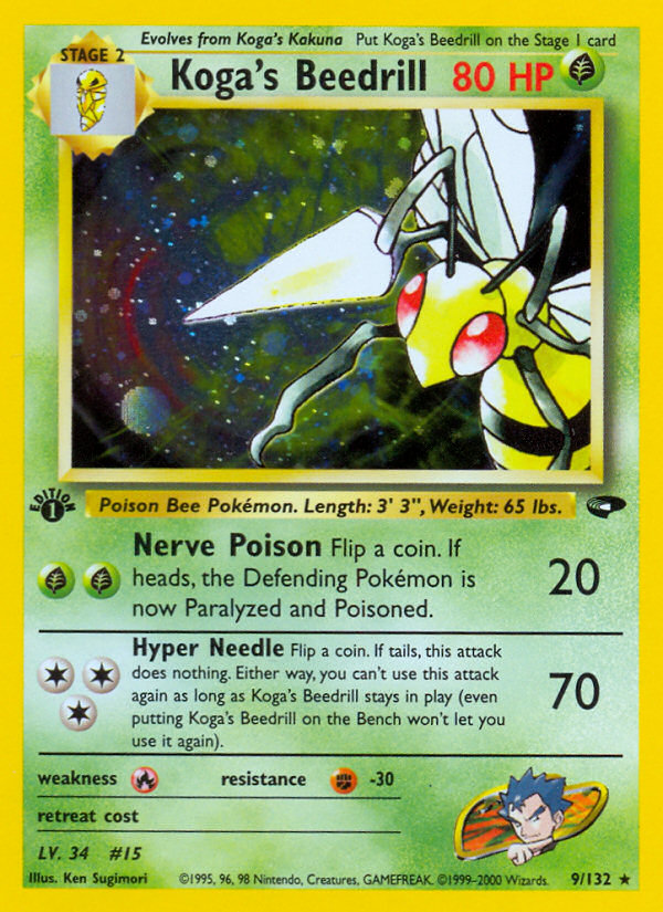 Koga's Beedrill (9/132) [Gym Challenge 1st Edition] | Chromatic Games