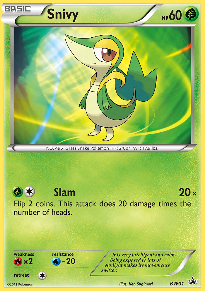 Snivy (BW01) [Black & White: Black Star Promos] | Chromatic Games