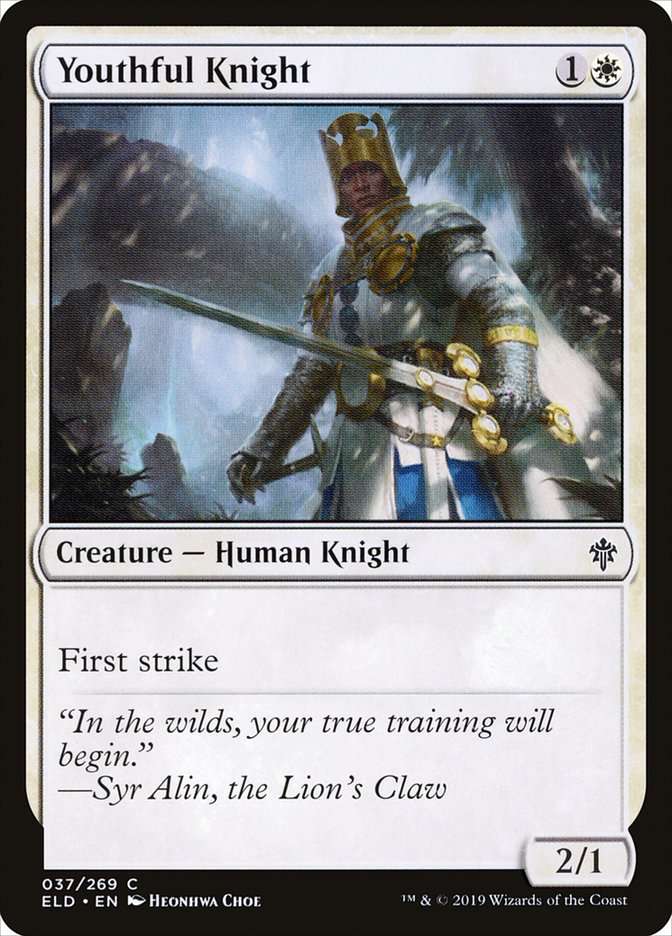 Youthful Knight 37/269 (Throne of Eldraine)  - Foil | Chromatic Games