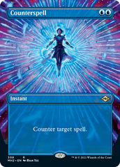 Counterspell (Borderless Alternate Art) [Modern Horizons 2] | Chromatic Games