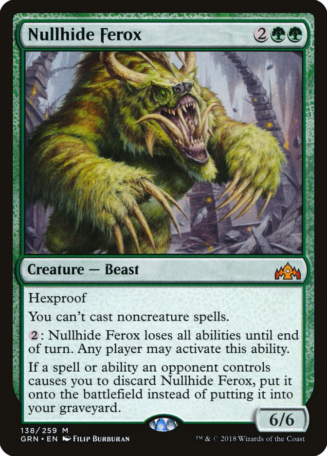 Nullhide Ferox 138/259 (Guilds of Ravnica)  | Chromatic Games