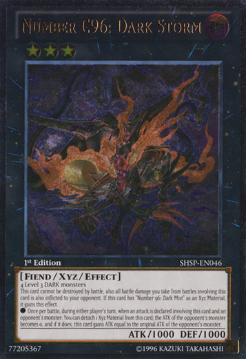 Number C96: Dark Storm (UTR) [SHSP-EN046] Ultimate Rare | Chromatic Games