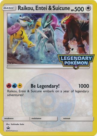 Raikou, Entei & Suicune (Jumbo Card) [Miscellaneous Cards] | Chromatic Games