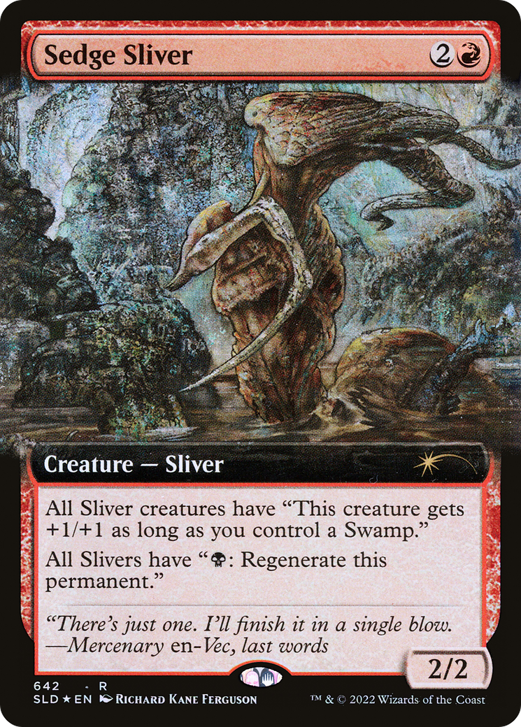 Sedge Sliver (Extended Art) [Secret Lair Drop Promos] | Chromatic Games