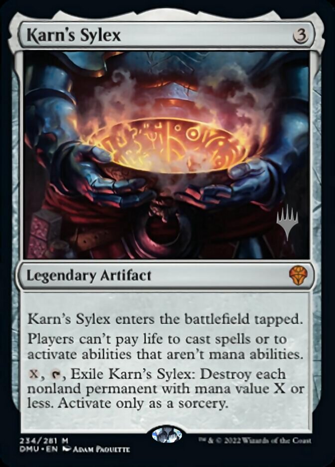 Karn's Sylex (Promo Pack) [Dominaria United Promos] | Chromatic Games