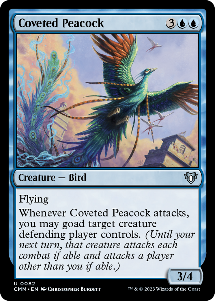 Coveted Peacock [Commander Masters] | Chromatic Games