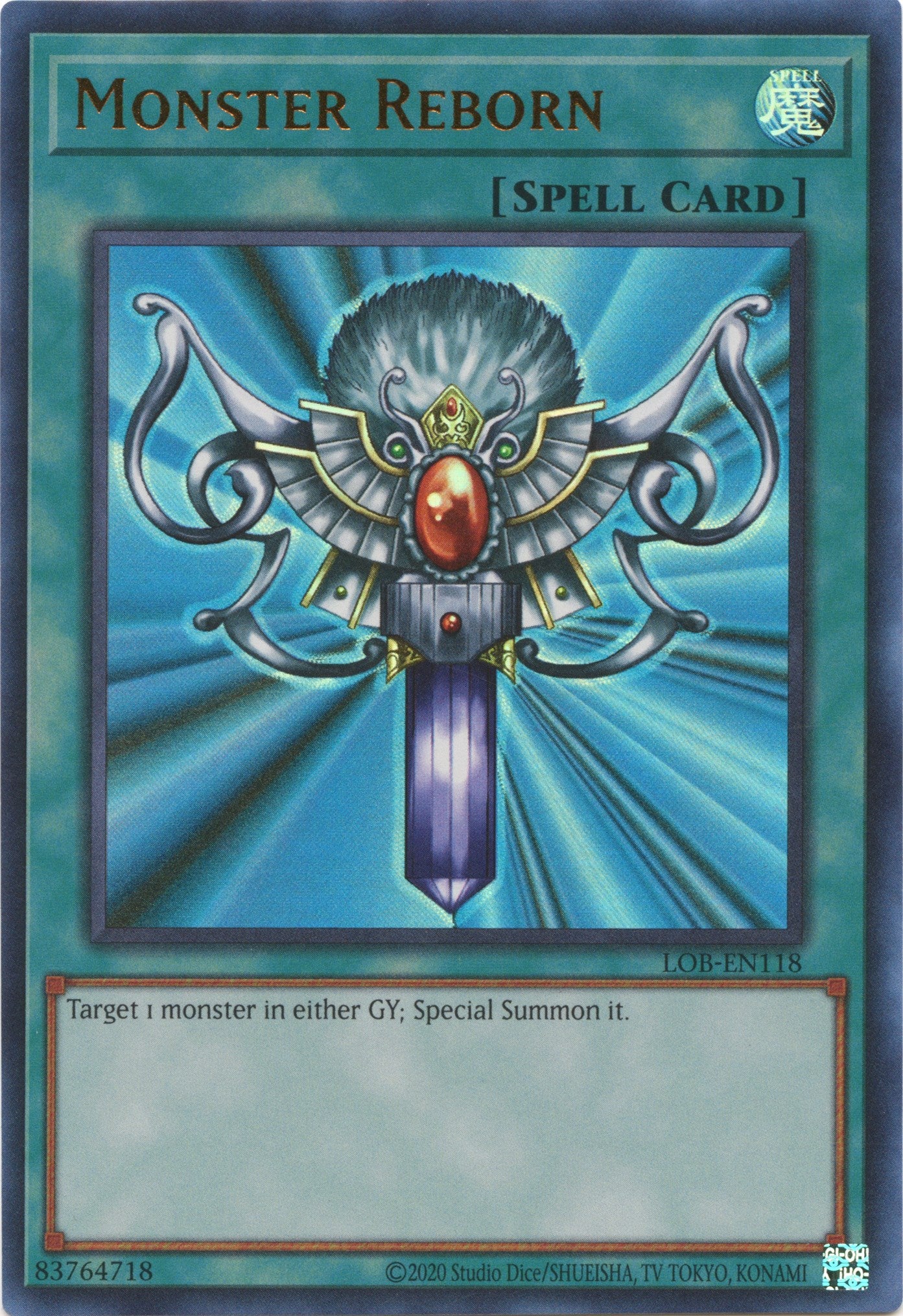 Monster Reborn (25th Anniversary) [LOB-EN118] Ultra Rare | Chromatic Games