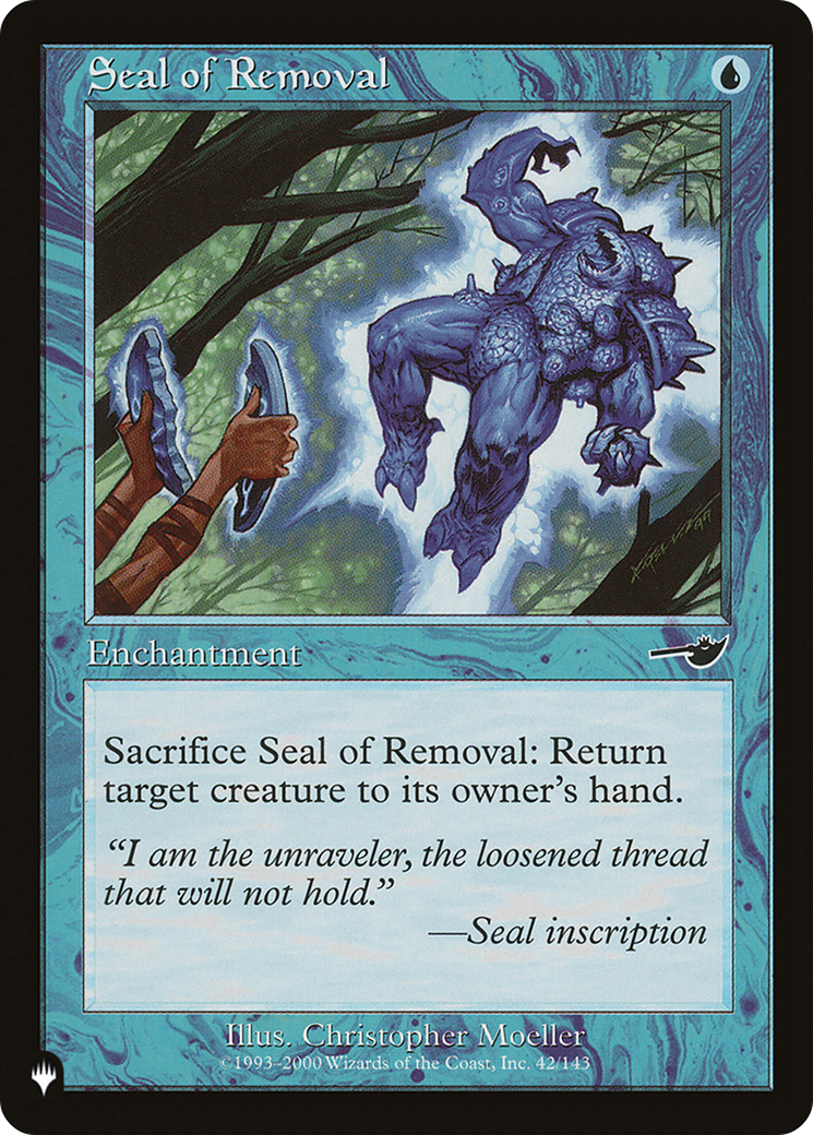 Seal of Removal [The List Reprints] | Chromatic Games