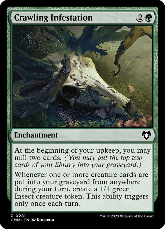 Crawling Infestation 281/451 (Commander Masters)  | Chromatic Games