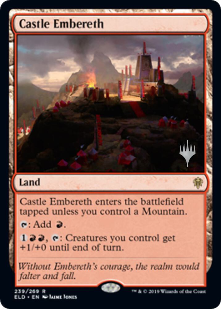 Castle Embereth 239p/152 (Promo Pack: Throne of Eldraine)  - Foil | Chromatic Games