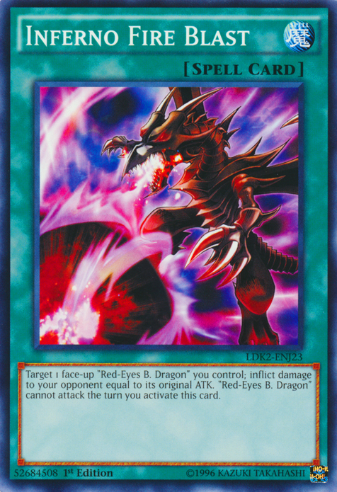 Inferno Fire Blast [LDK2-ENJ23] Common | Chromatic Games