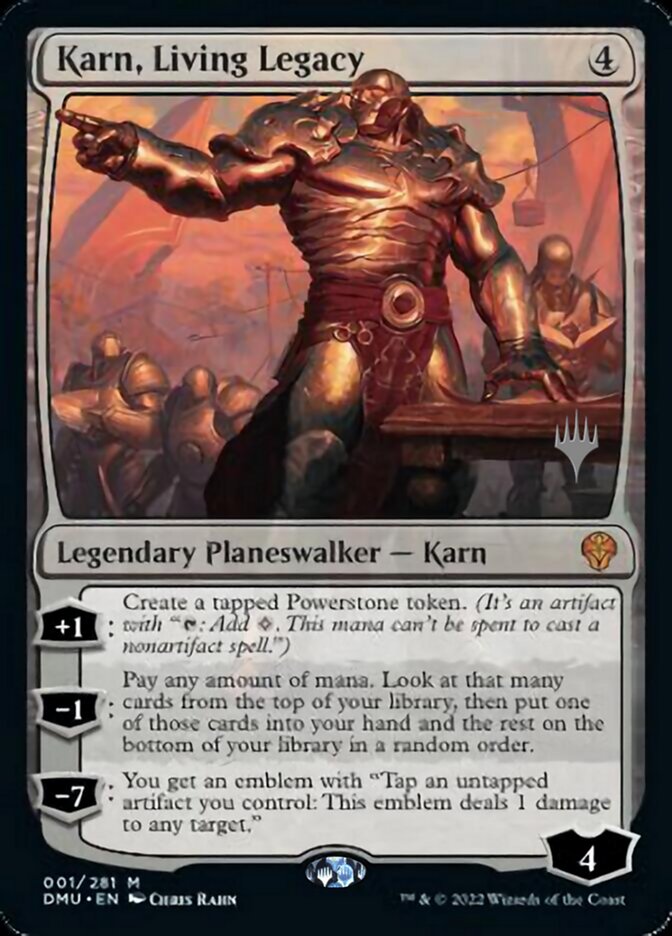 Karn, Living Legacy (Promo Pack) [Dominaria United Promos] | Chromatic Games