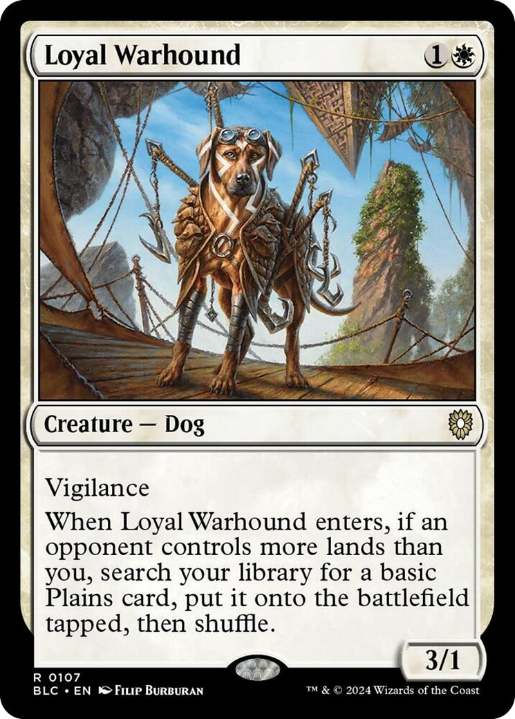 Loyal Warhound [Bloomburrow Commander] | Chromatic Games