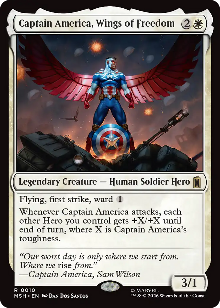 Captain America, Wings of Freedom [Marvel Super Heroes] | Chromatic Games