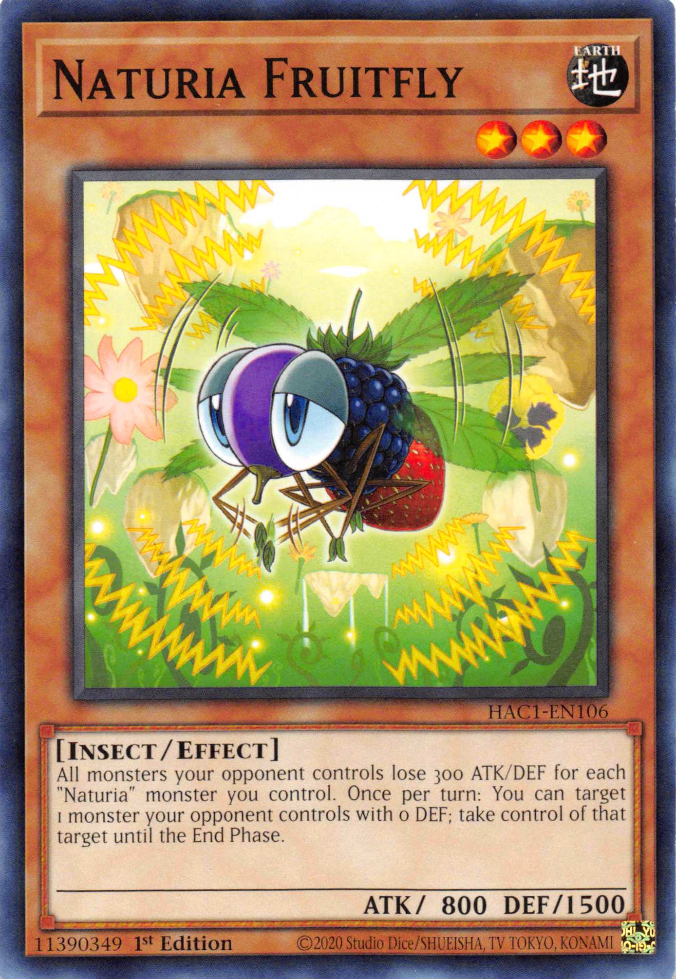 Naturia Fruitfly [HAC1-EN106] Common | Chromatic Games