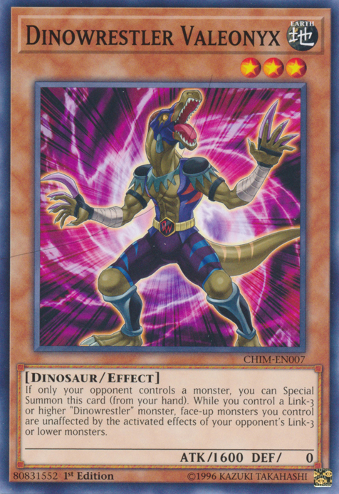 Dinowrestler Valeonyx [CHIM-EN007] Common | Chromatic Games