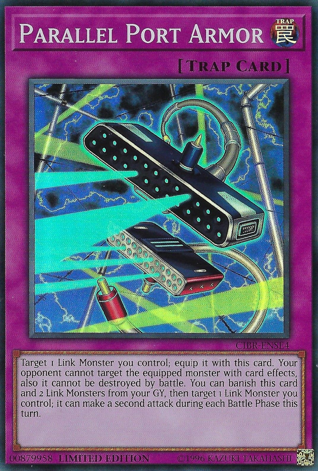 Parallel Port Armor [CIBR-ENSE4] Super Rare | Chromatic Games