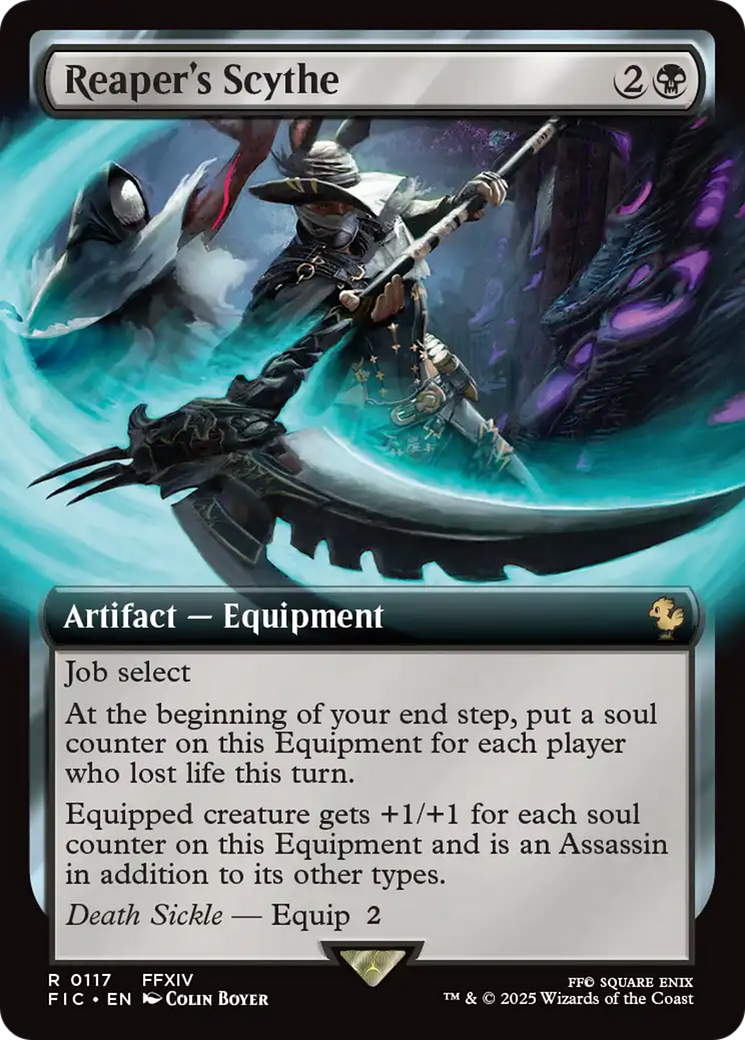 Reaper's Scythe (Extended Art) [FINAL FANTASY Commander] | Chromatic Games