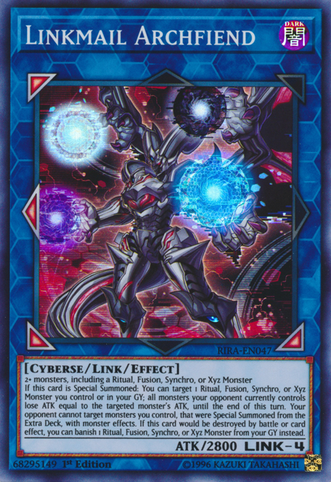 Linkmail Archfiend [RIRA-EN047] Super Rare | Chromatic Games