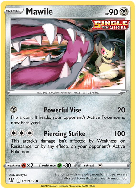 Mawile (100/163) [Sword & Shield: Battle Styles] | Chromatic Games